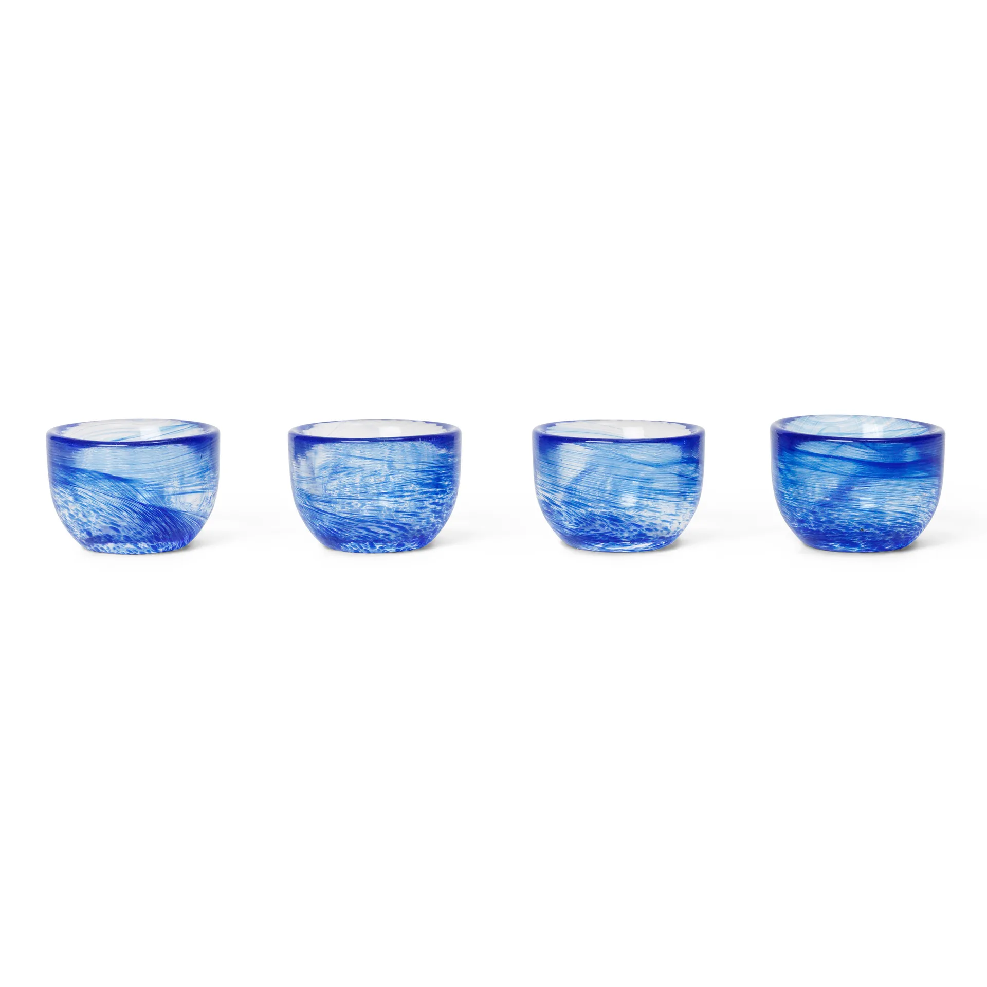 Lot de 4 coquetiers Tinta Ø4,8 cm, Bleu Ferm Living
