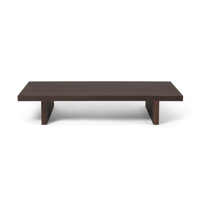 low table Table d'appoint Kona - Dark Stained oak veneer - Ferm LIVING