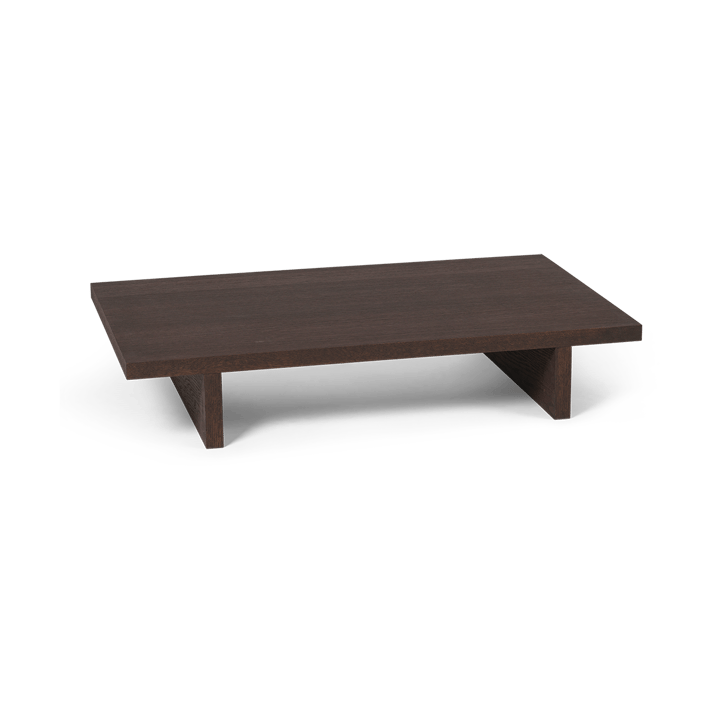 low table Table d'appoint Kona - Dark Stained oak veneer - ferm LIVING