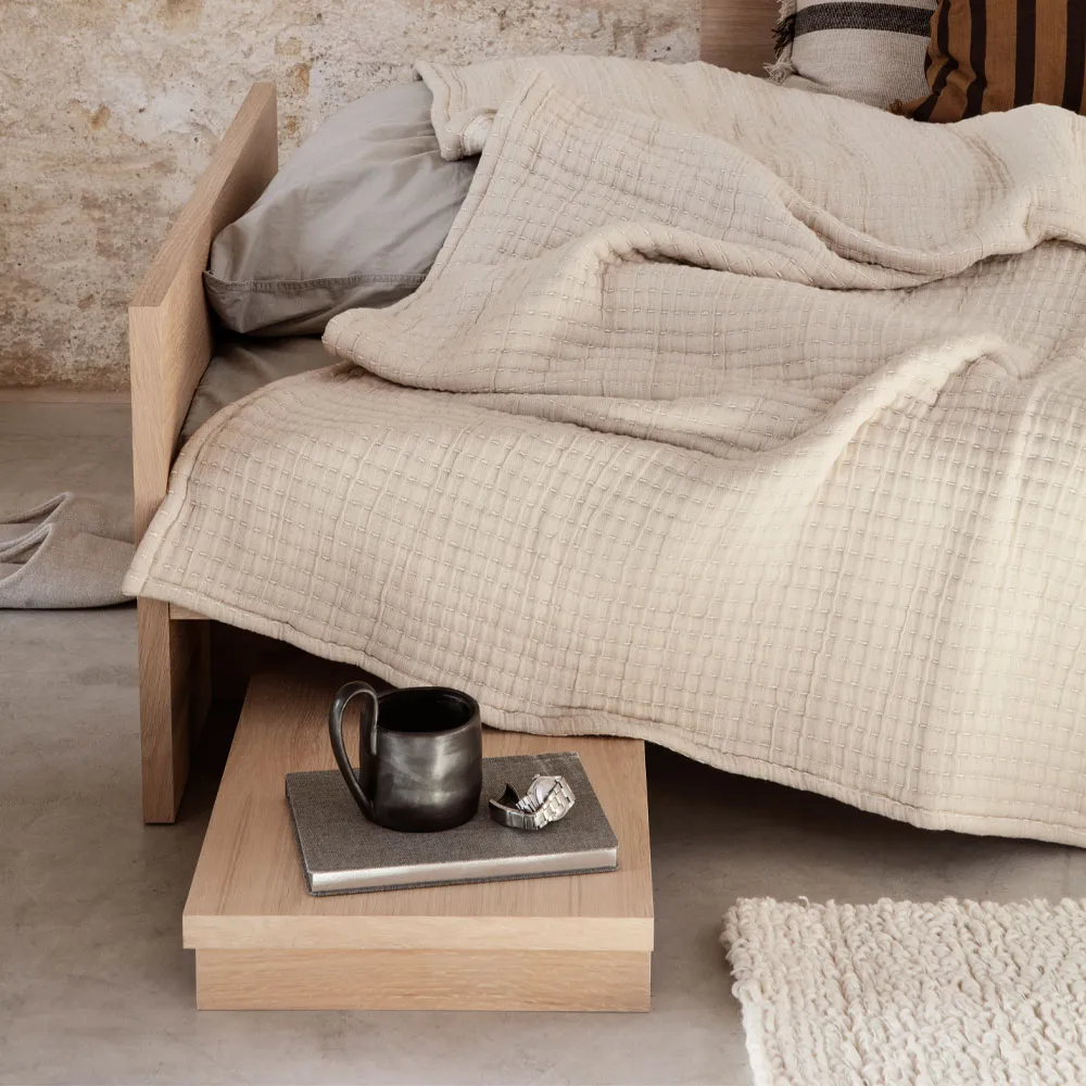 low table Table d'appoint Kona, oak natural veneer Ferm Living