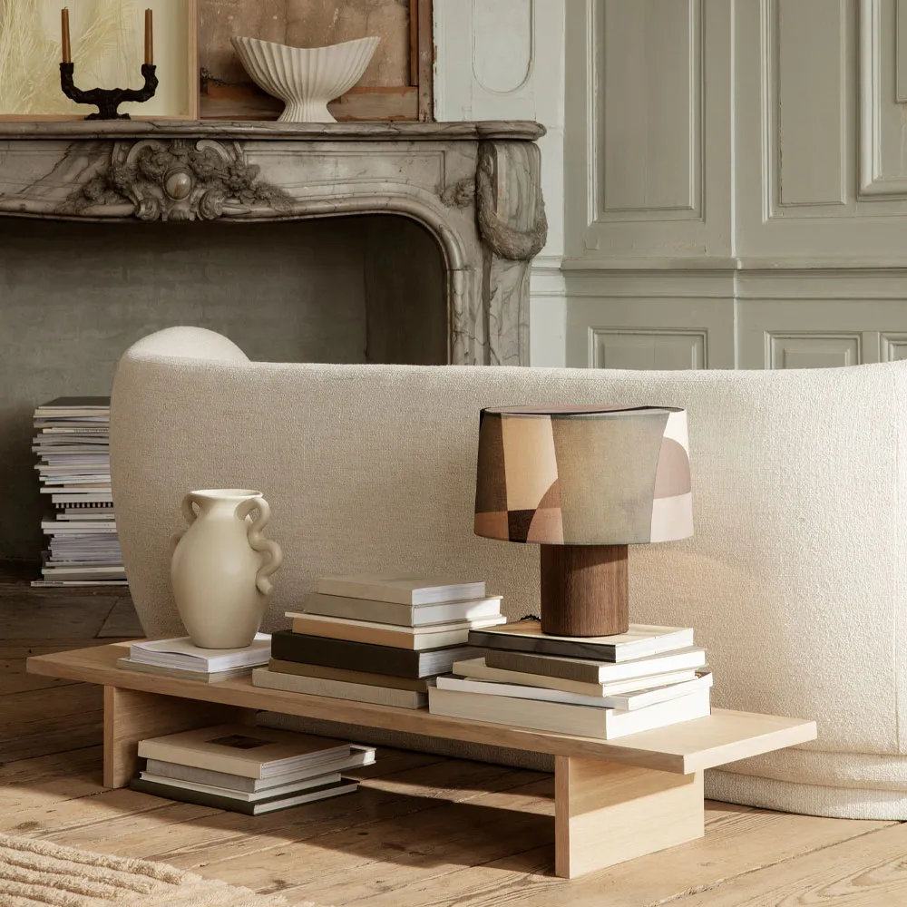 low table Table d'appoint Kona, oak natural veneer Ferm Living