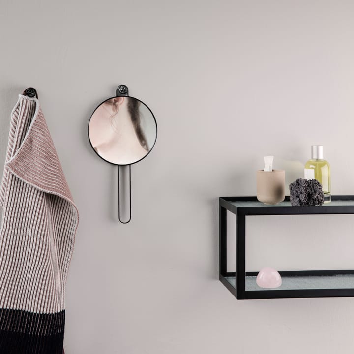 Miroir à main Poise, noir Ferm Living