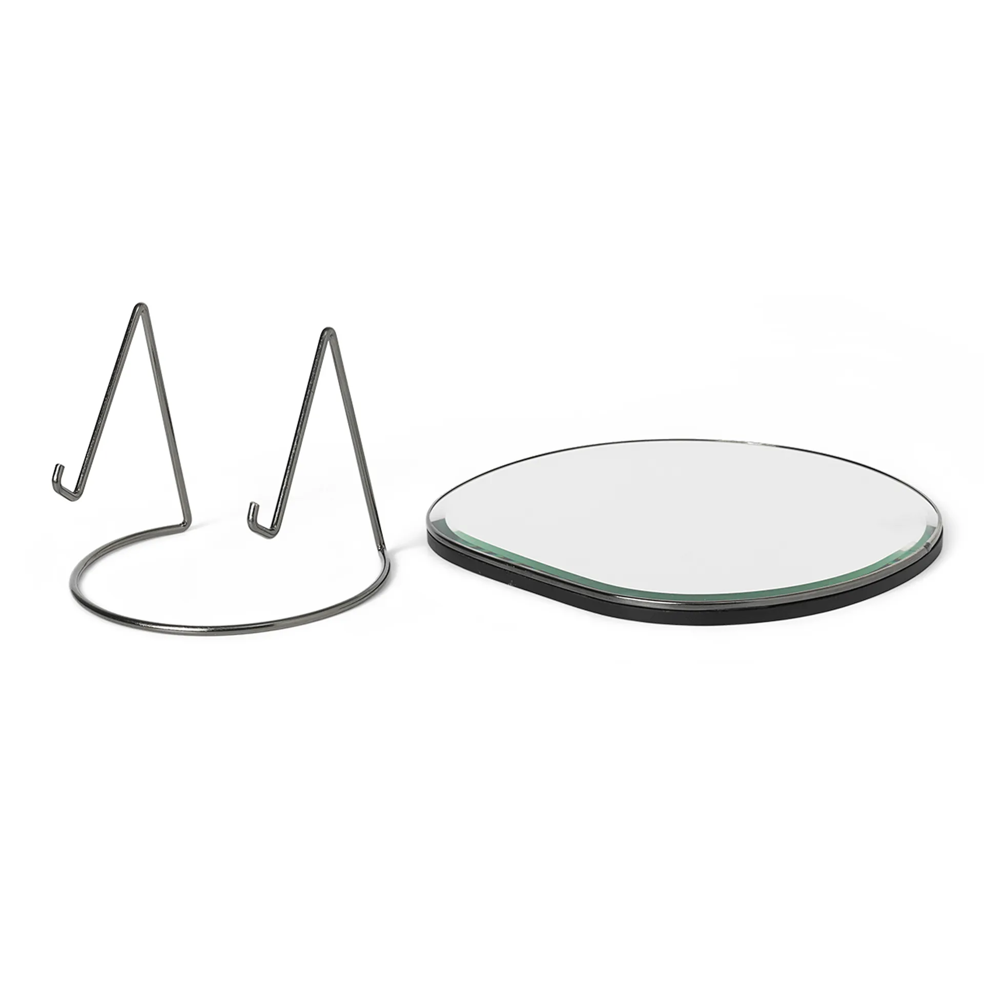 Miroir de table Pond, Dark chrome Ferm Living