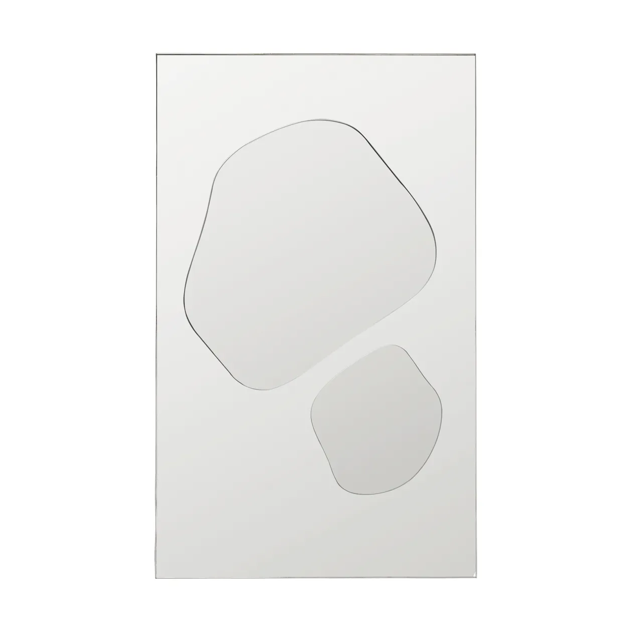 Miroir Folia, Argent, 82 cm Ferm Living