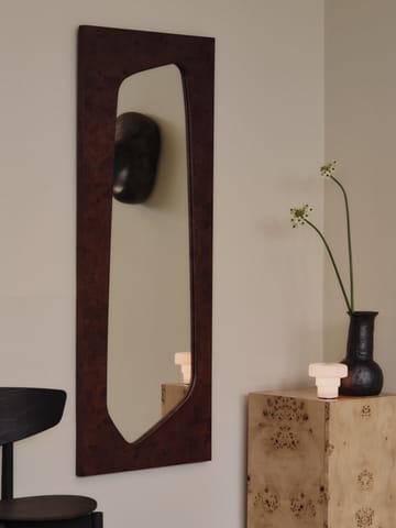Miroir Folia - Dark stained burl, 135 cm - Ferm Living