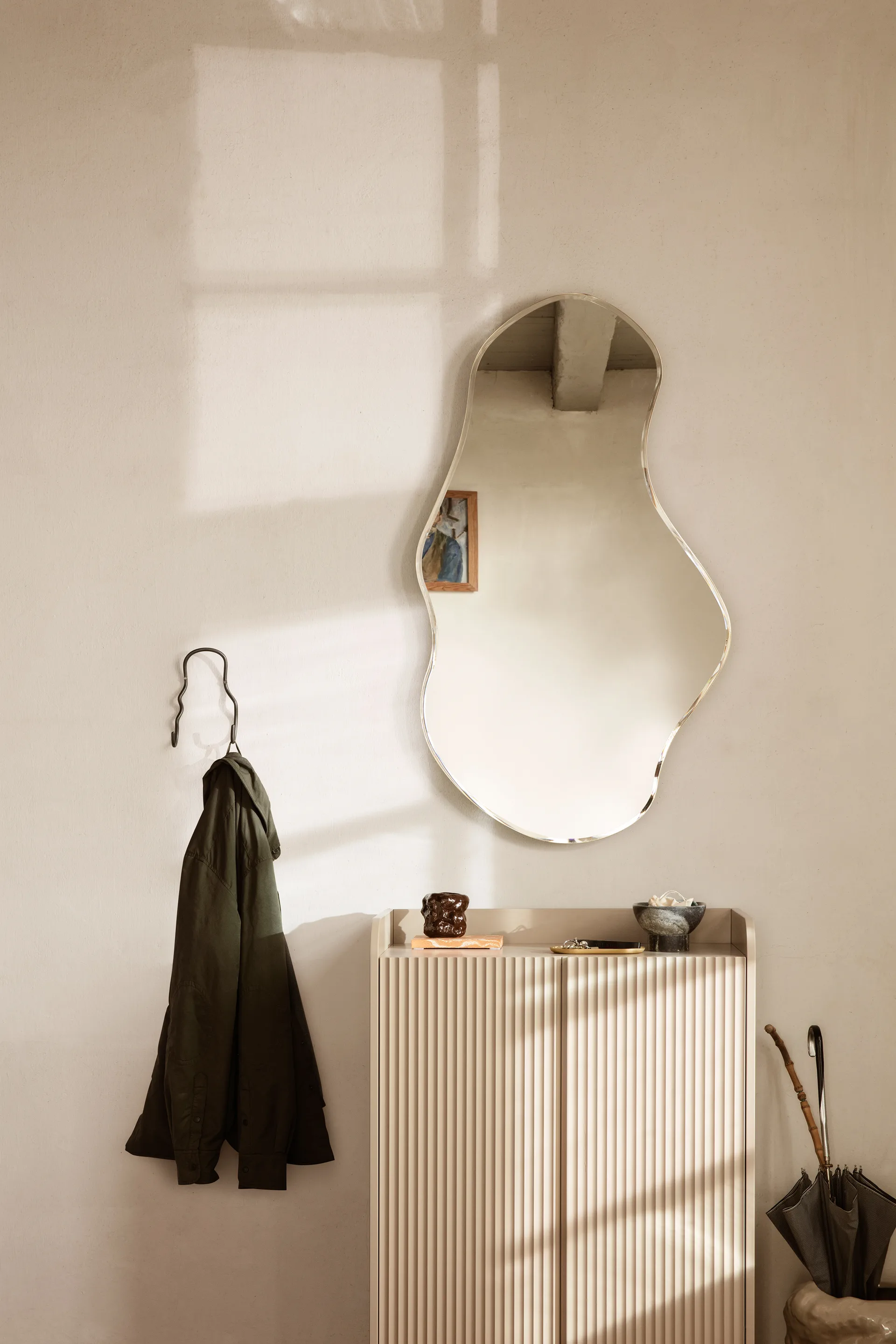 Miroir Pond large, Laiton Ferm Living