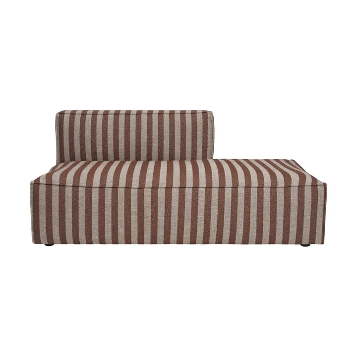 Module de canapé Catena - Accoudoir gauche, L301 Louisiana, Sand-Chocolate - Ferm Living