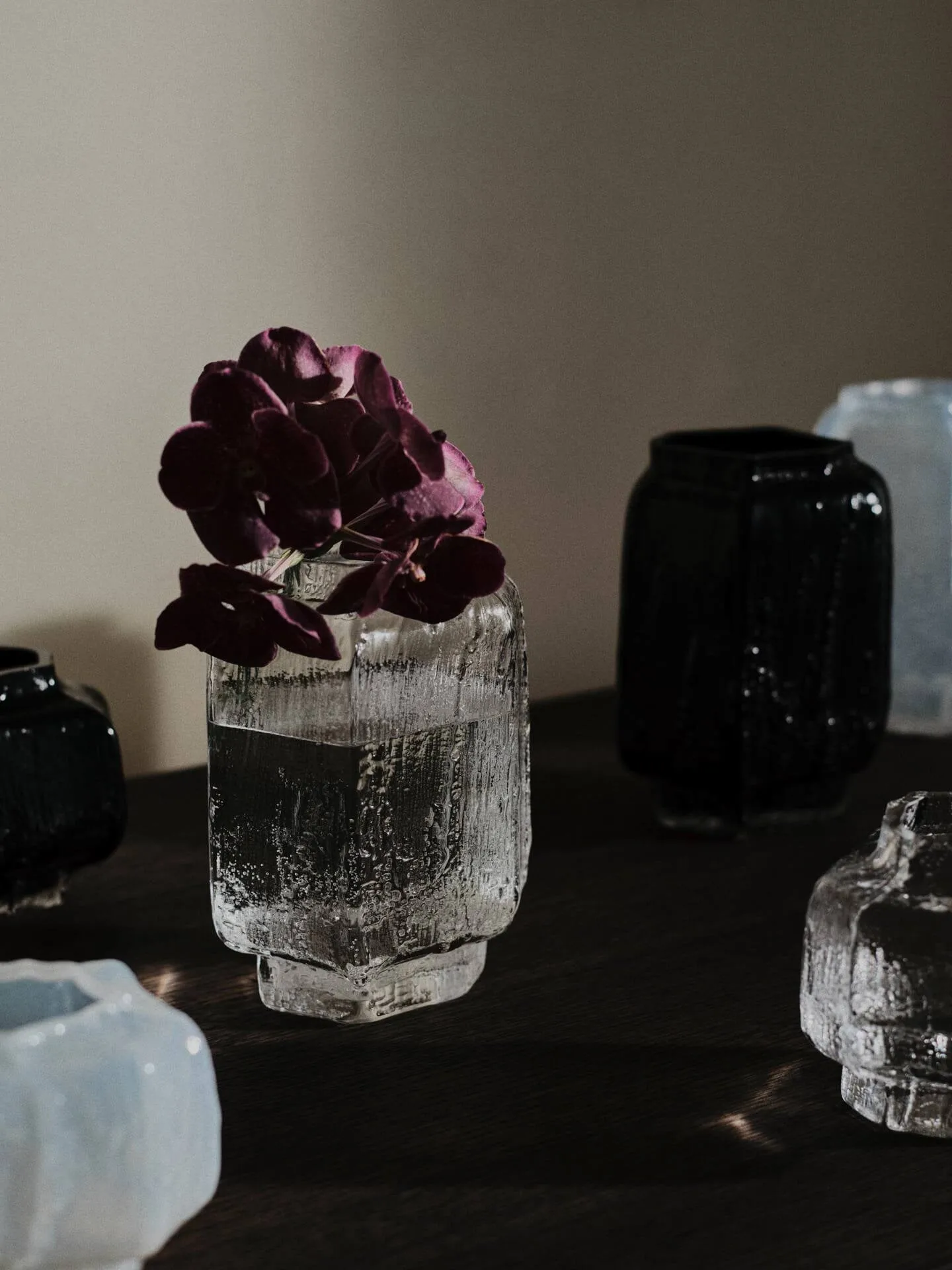 Mokuri vase, Transparent, 25 cm Ferm Living