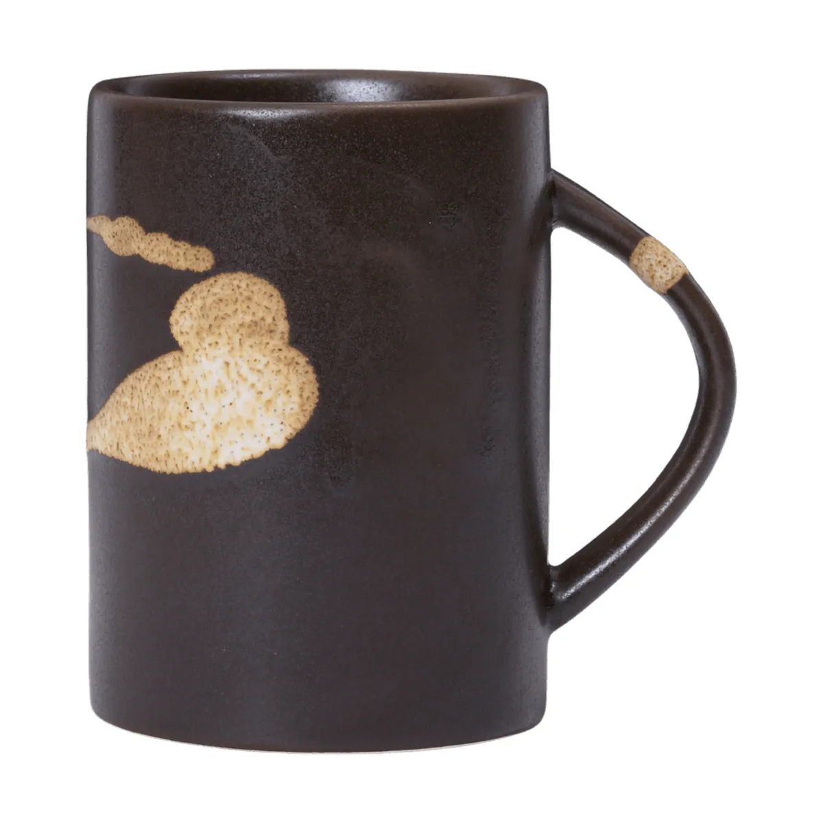 Mug Koyo 30 cl, Dark brown-buff Ferm Living