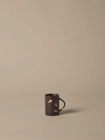 Mug Koyo 30 cl - Dark brown-buff - Ferm Living