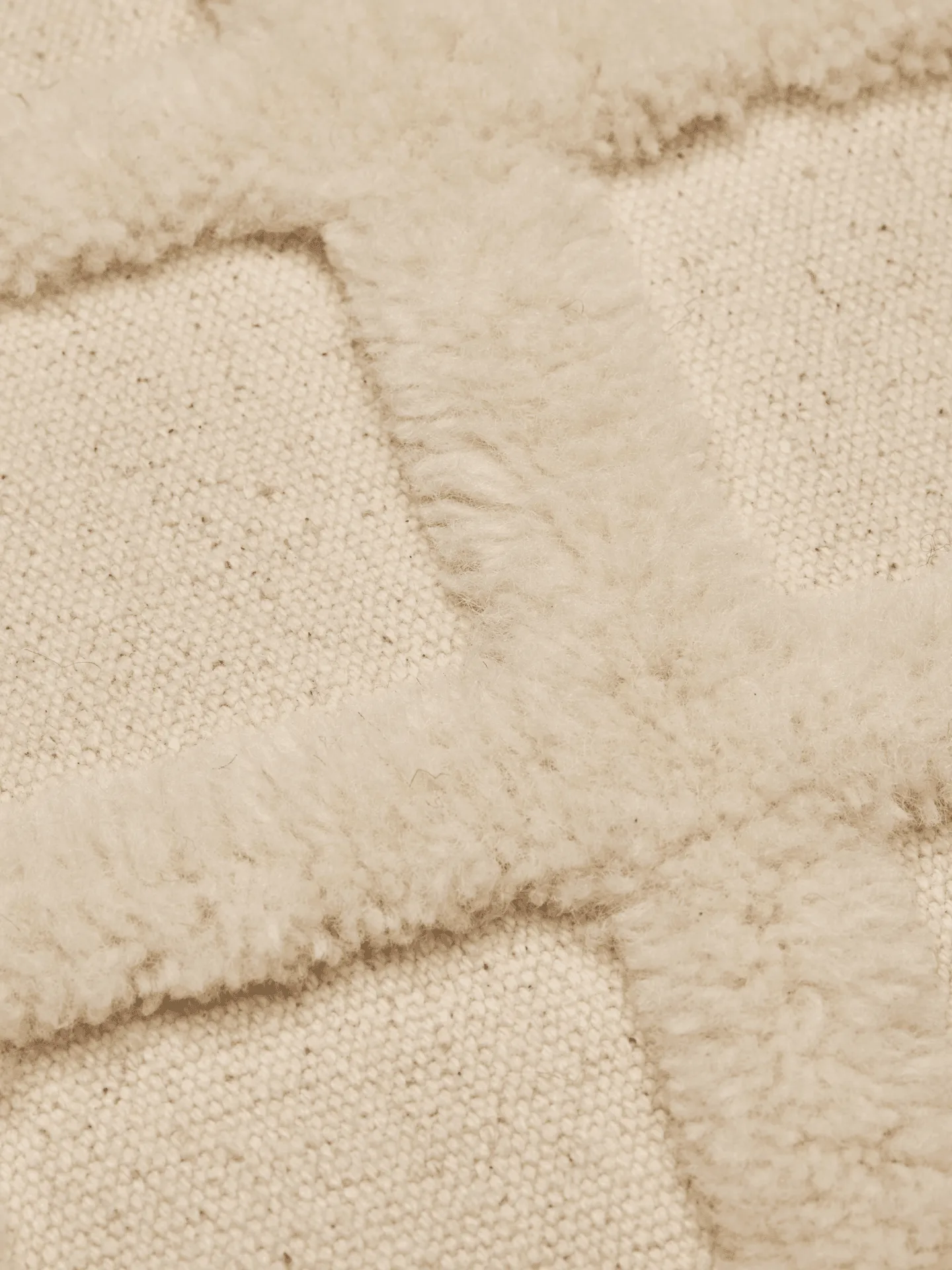 Norte Grid coussin, Off white, 50x50 cm Ferm Living