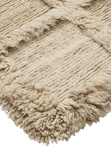 Norte tapis à carreaux - Natural, 160x235 cm - Ferm Living