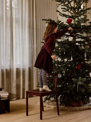 Ornements d'arbre de Noël Leaf - Silver, lot de 4 - Ferm Living