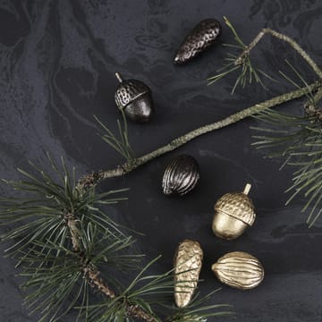 Ornements de cônes de pin Winterland - laiton - Ferm Living