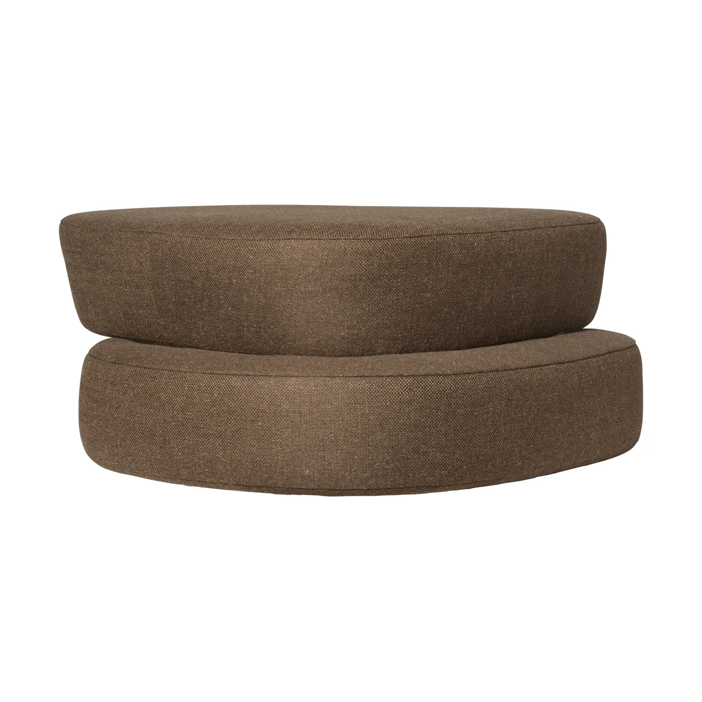 Ottoman Plyo staple, Dark brown Ferm Living