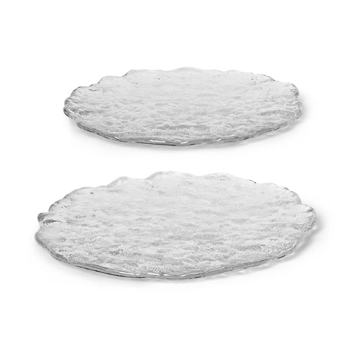 Pack de 2 pierres de verre Momento, Ø 21 cm Ferm Living