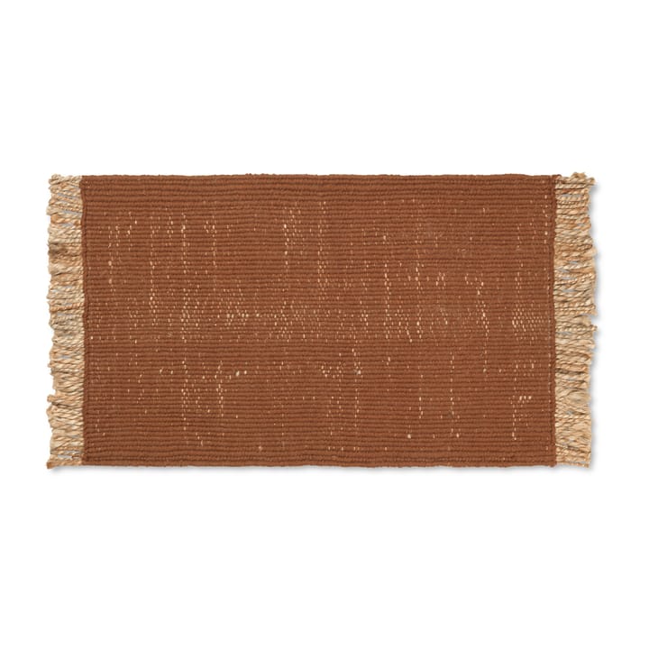 Paillasson Block 80x50 cm - Brun rouille - Ferm LIVING