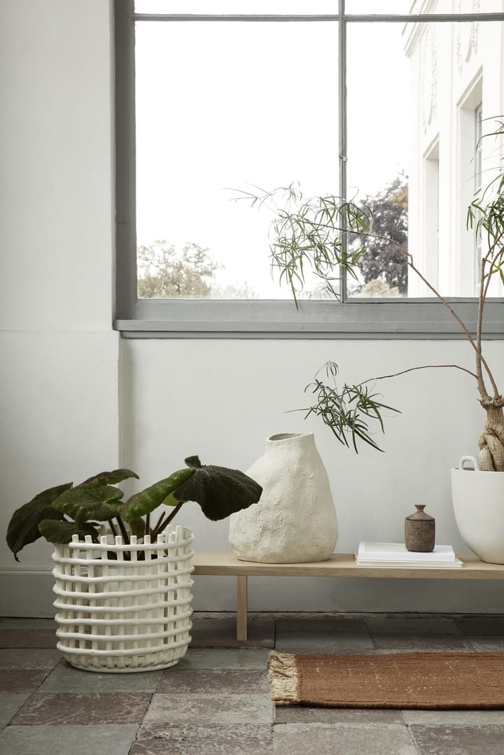 Paillasson Block 80x50 cm, Brun rouille Ferm Living