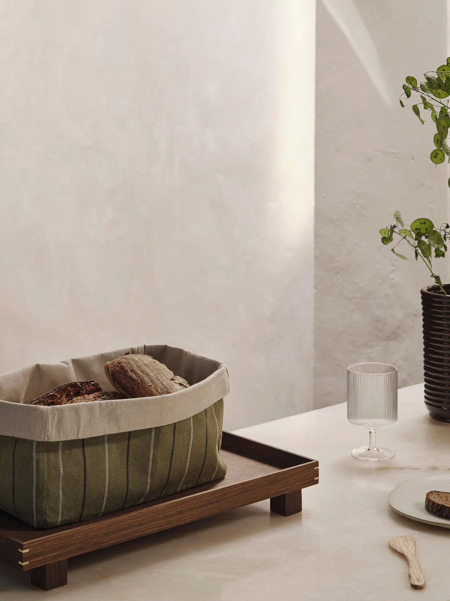 Panier à pain Ito Kitchen Basket 19x30 cm, Natural-seaweed Ferm Living