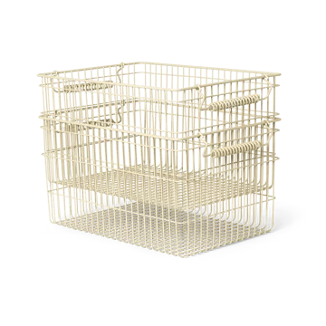 Panier Cala empilable 2 pièces - Cashmere, 36,2x26,2x20,2cm - Ferm Living
