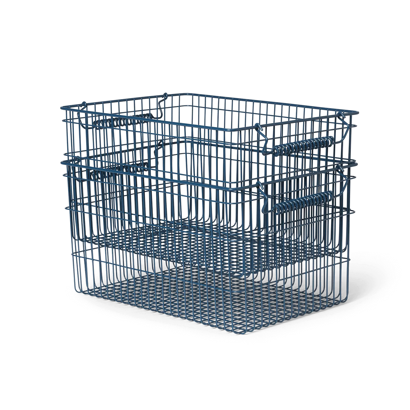 Panier Cala empilable 2 pièces, Dark blue Ferm Living