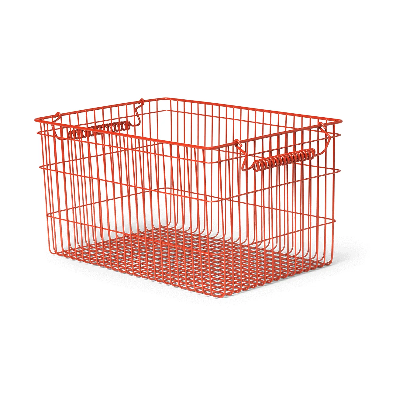 Panier Cala empilable 2 pièces, Poppy red, 36,2x26,2x20,2cm Ferm Living