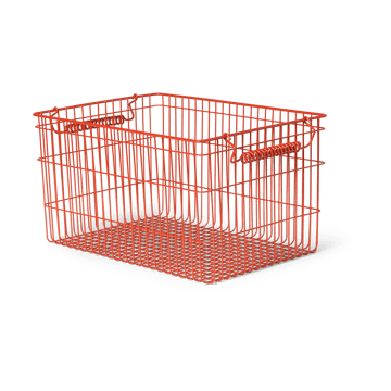 Panier Cala empilable 2 pièces - Poppy red - Ferm Living