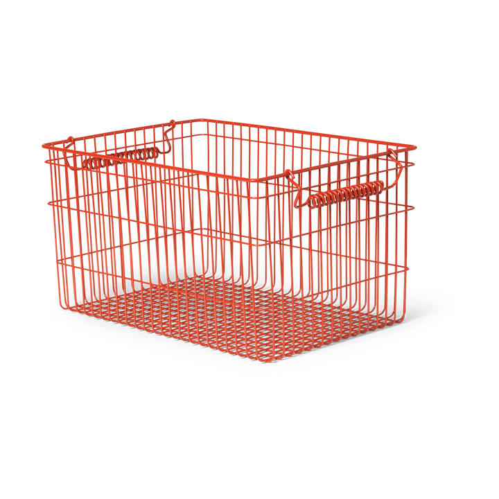 Panier Cala empilable 2 pièces, Poppy red Ferm Living