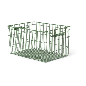 Panier Cala empilable 2 pièces - Verdant green, 36,2x26,2x20,2cm - Ferm Living