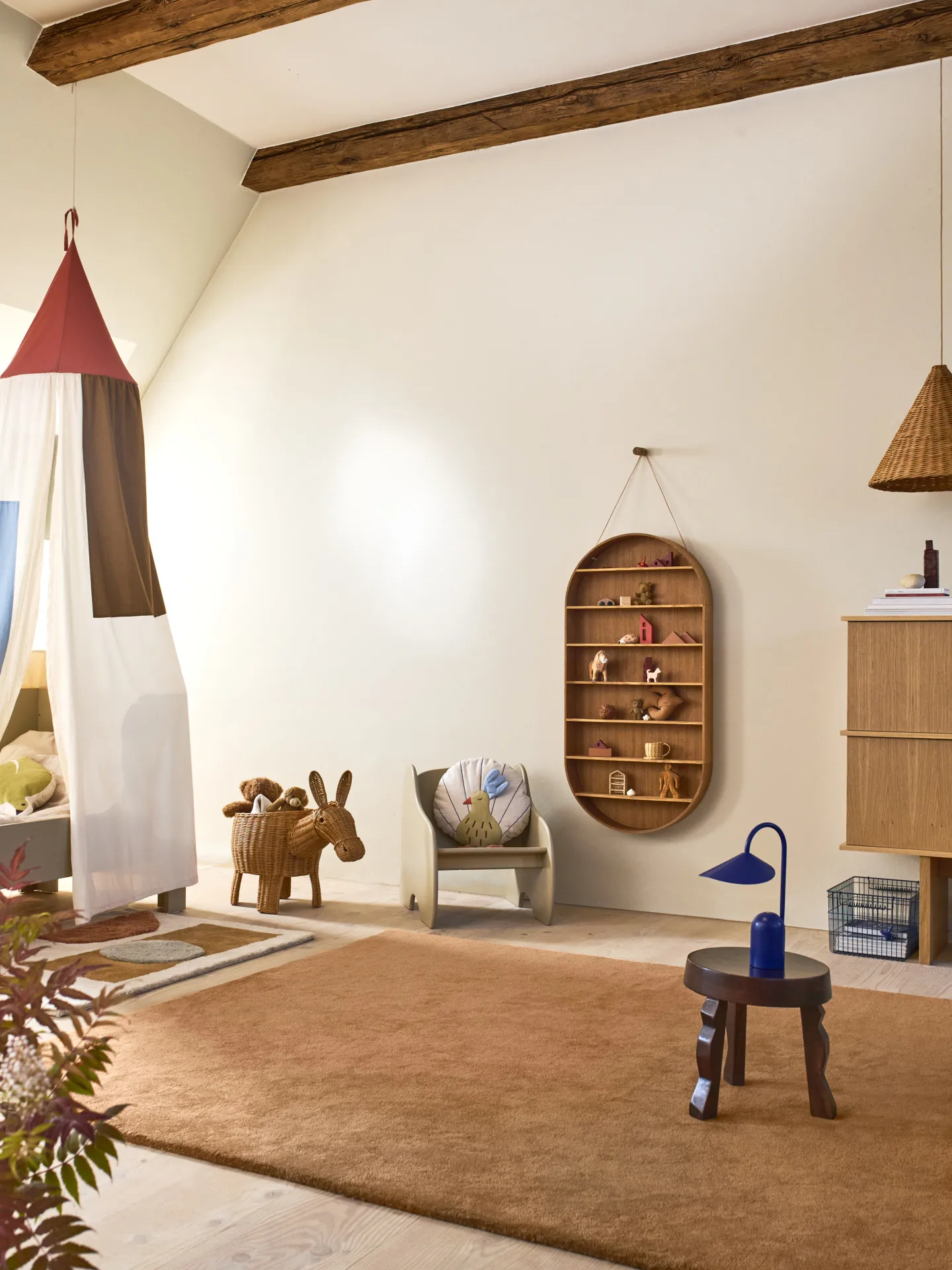 Panier de rangement Donkey 49x35x66 cm, Natural Ferm Living