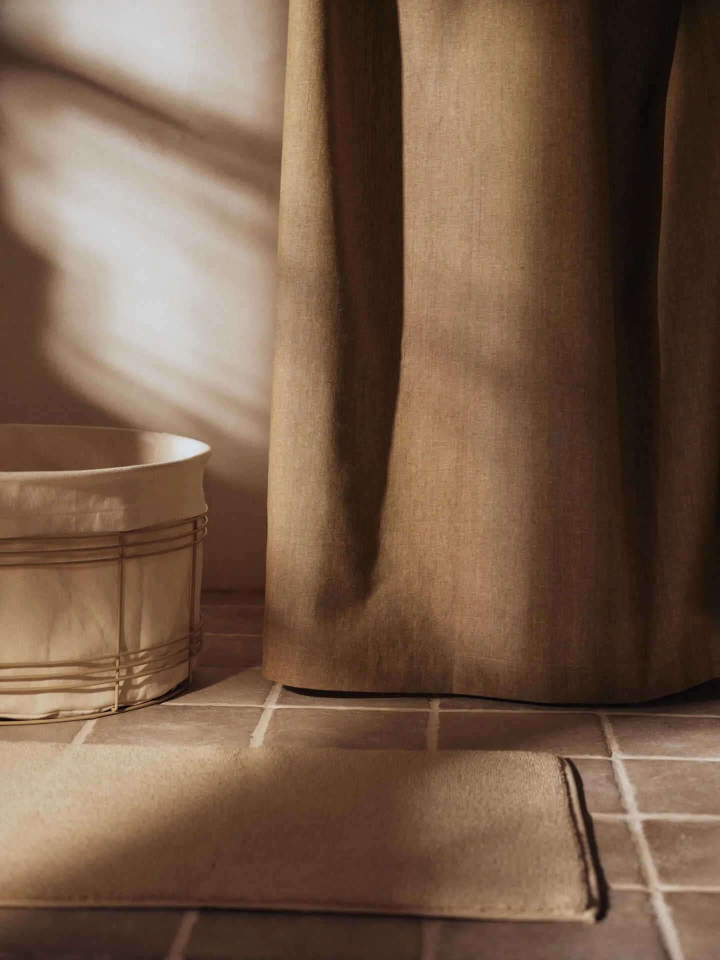 Panier de rangement Fio, Cashmere-natural, Ø53x30,2 cm Ferm Living