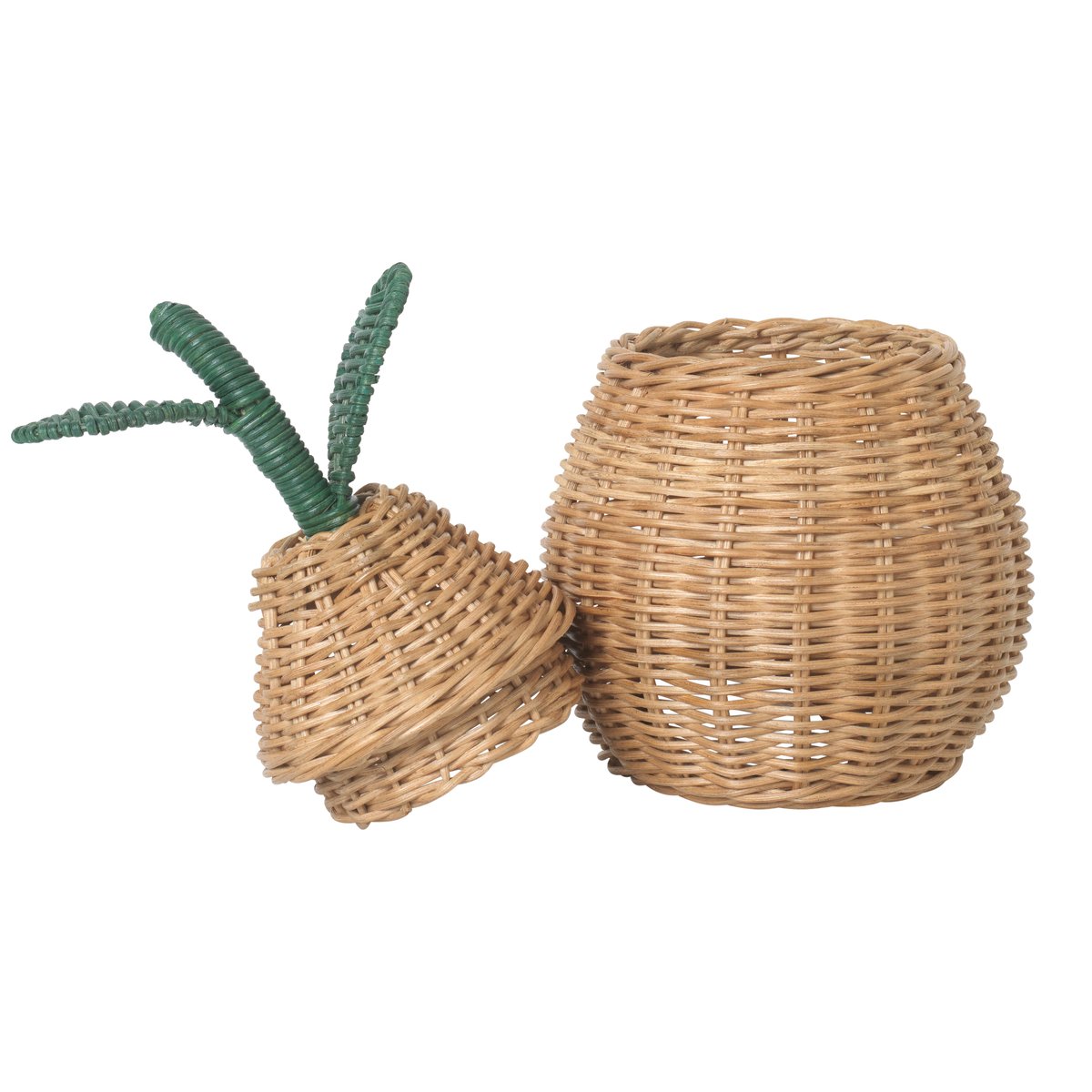 ferm LIVING Panier de rangement Pear Petit | Design Scandinave | Paniers de rangement | Beige