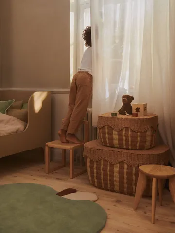 Panier de rangement Rivan 2 pièces - Natural-off-white - Ferm Living