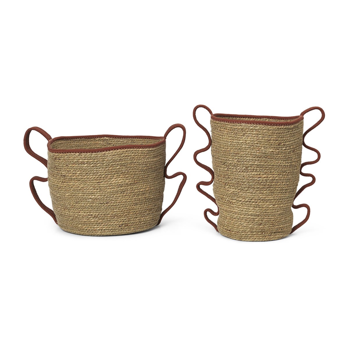 ferm LIVING Panier de rangement Verso 2 pièces Brick