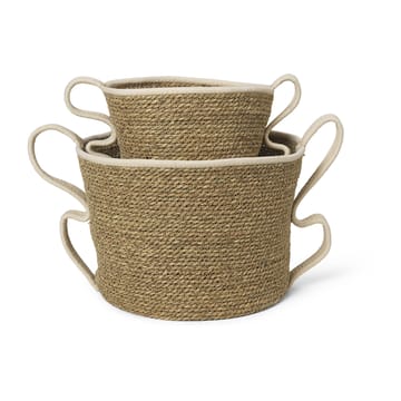 Panier de rangement Verso 2 pièces - Off-white - Ferm Living
