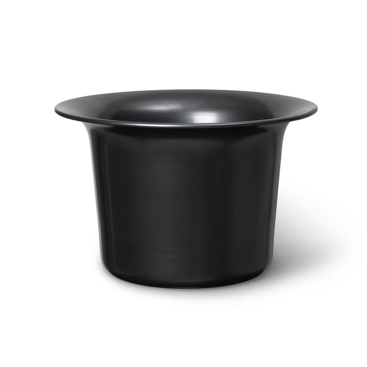 Panier en aluminium bas Spun Ø37 cm, Aluminium noirci Ferm Living
