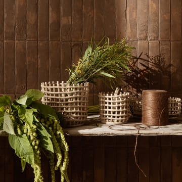 Panier tressé Ceramic Ø16 cm - Cashmere - Ferm Living