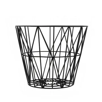Panier Wire noir - petit 40x35 cm - Ferm Living