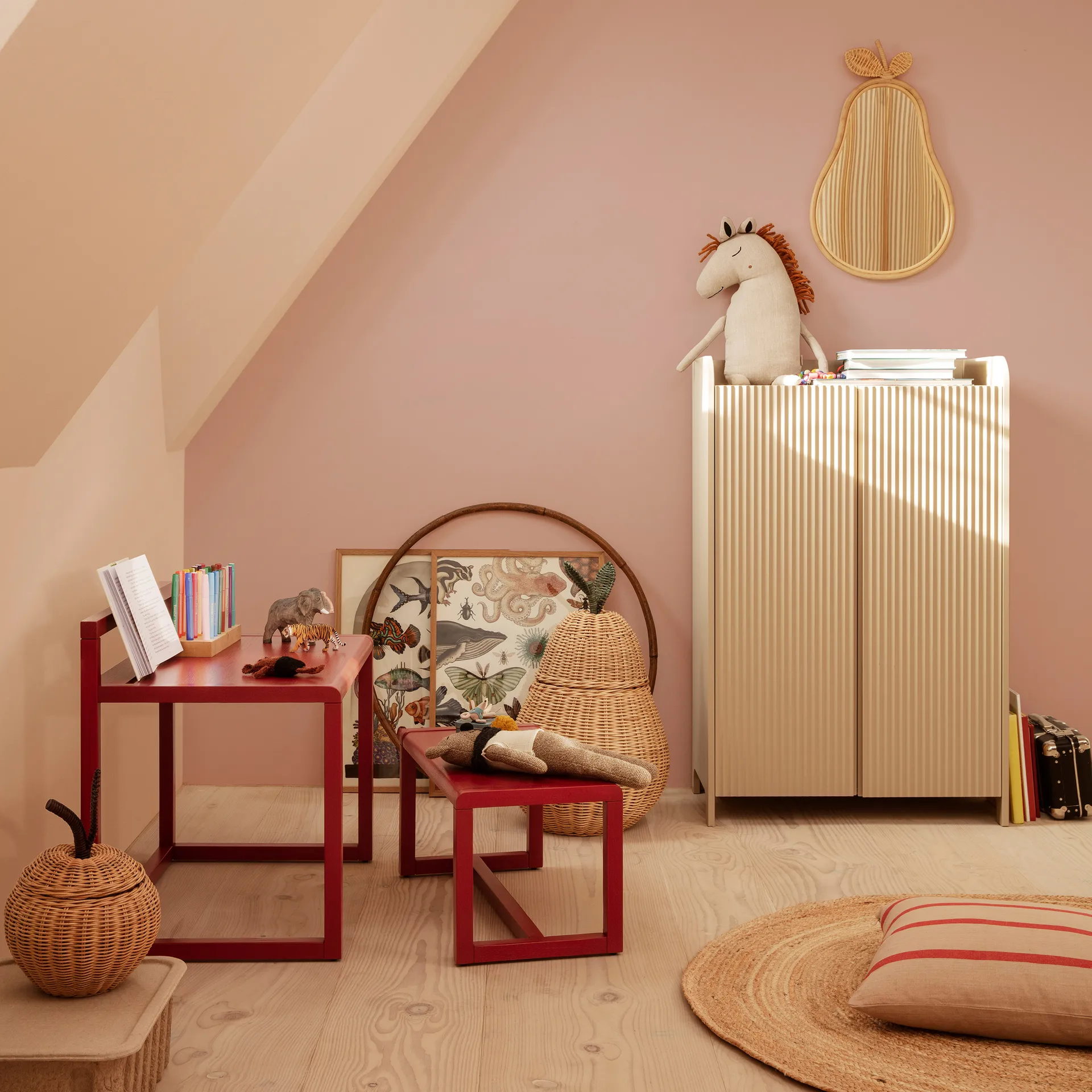 Pear Miroir 37x62 cm, Natural Ferm Living