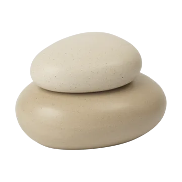 Pebble boîte moyenne - Sand/Cream - Ferm Living
