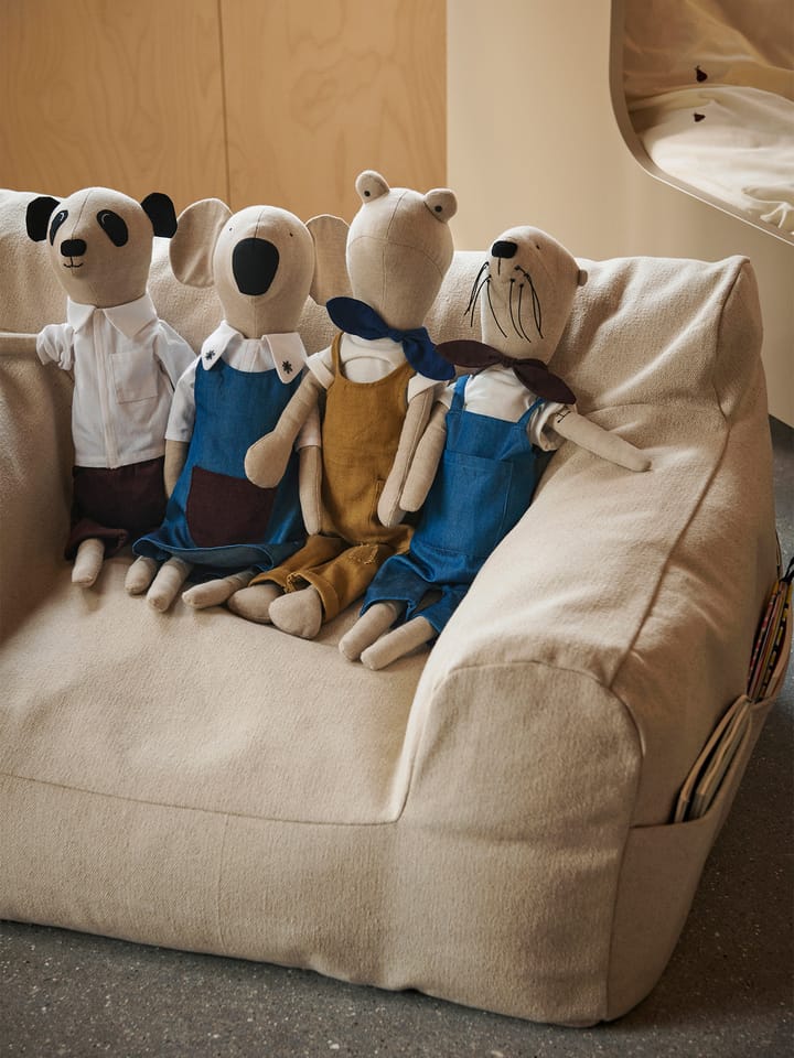 Peluche Frog Teddy, Naturel Ferm Living