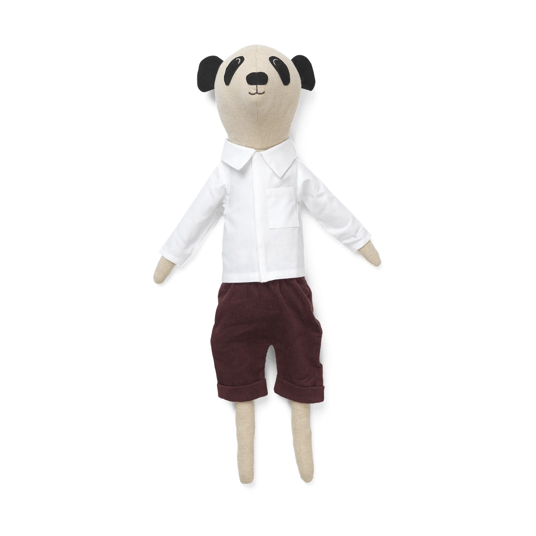 Peluche Panda Teddy, Naturel Ferm Living
