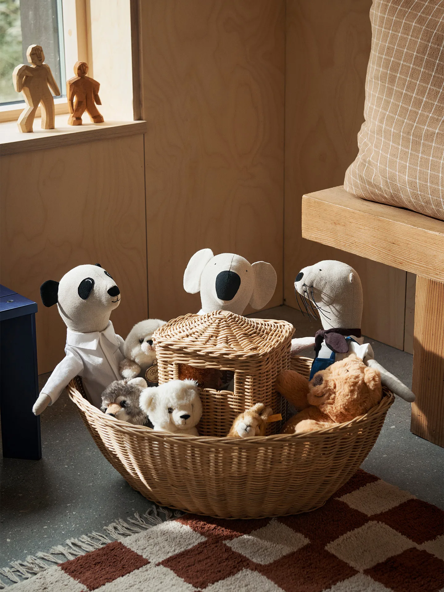 Peluche Panda Teddy, Naturel Ferm Living