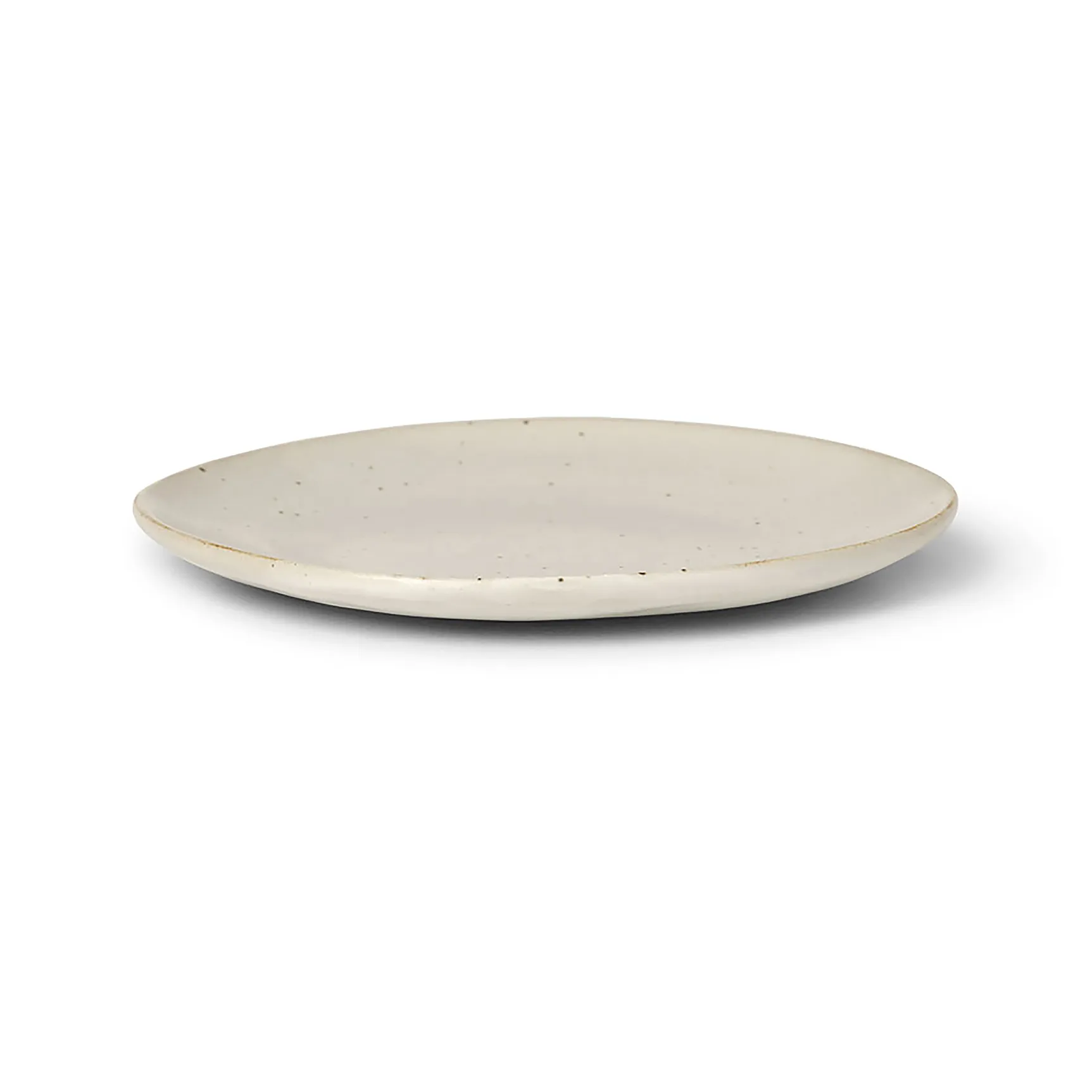 Petite assiette Flow 15 cm, Off-white speckle Ferm Living