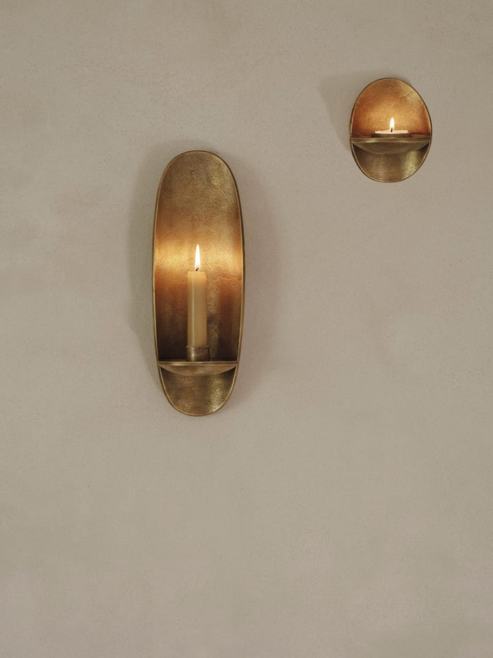 Photophore mur Agapé, Brass finish Ferm Living