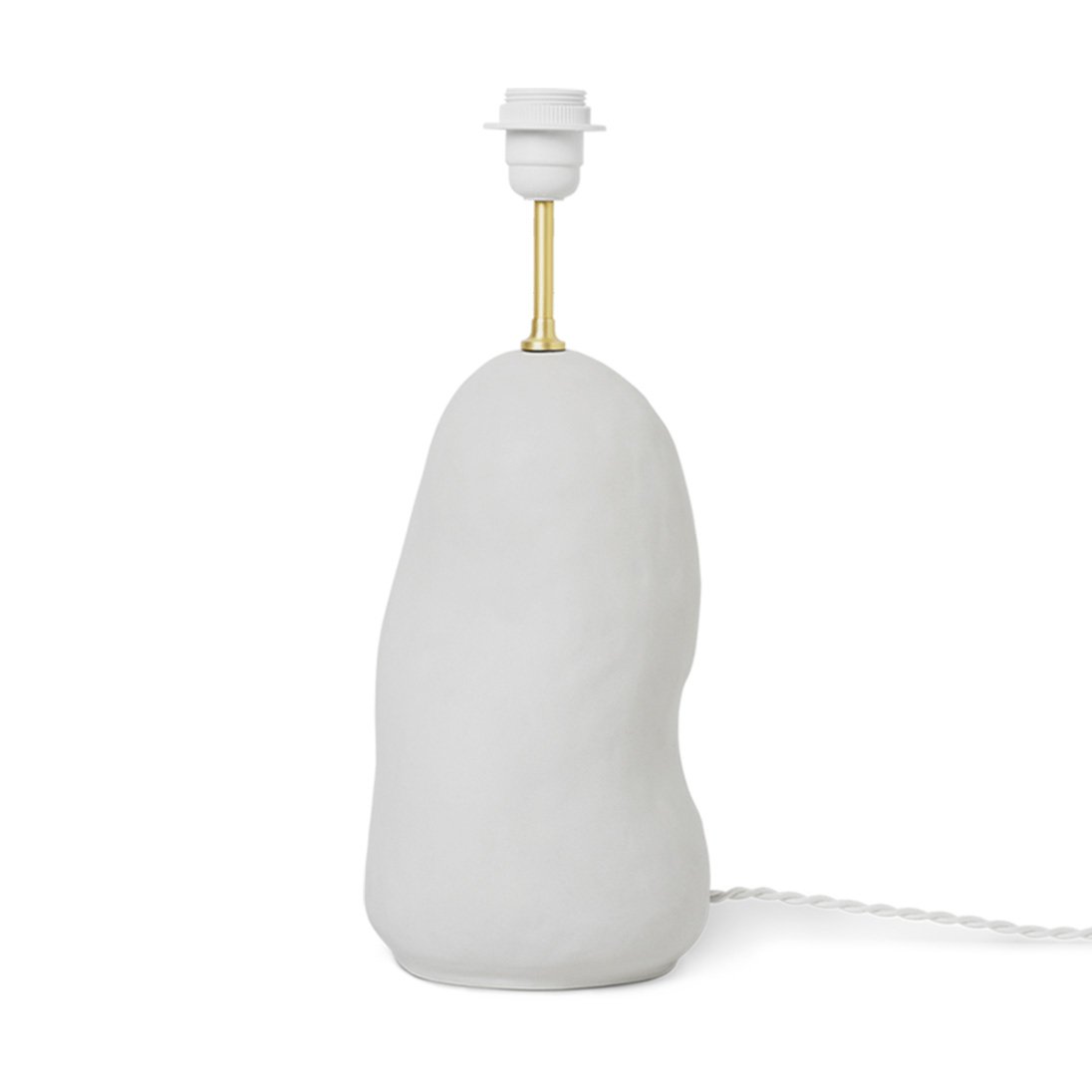 Ferm Living Pied pour lampe Hebe moyen Blanc cassé mat