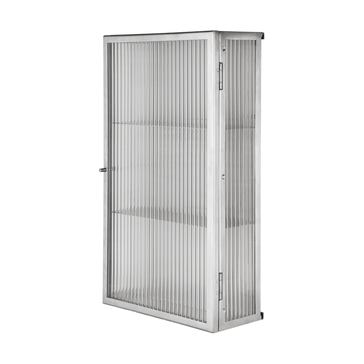 Placard mural Haze, Reeded glass - stainless steel Ferm Living