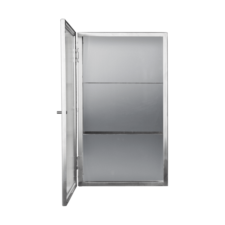 Placard mural Haze, Reeded glass - stainless steel Ferm Living
