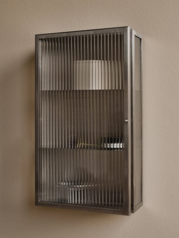 Placard mural Haze - Reeded glass - stainless steel - Ferm Living