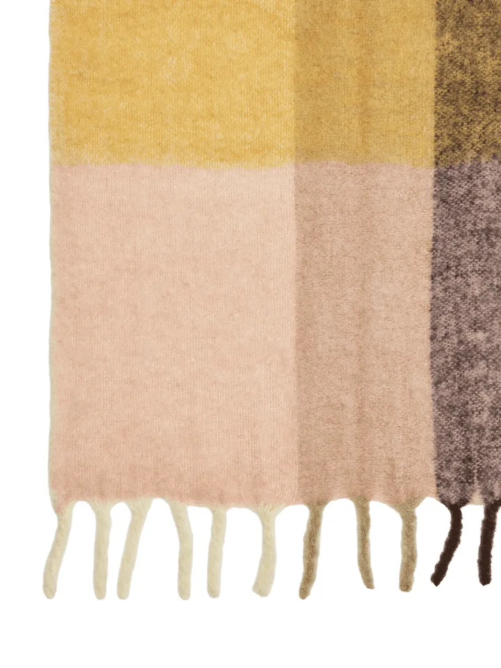 Plaid Blur en mohair - Butter-rose pâle, 130x170 cm - Ferm Living